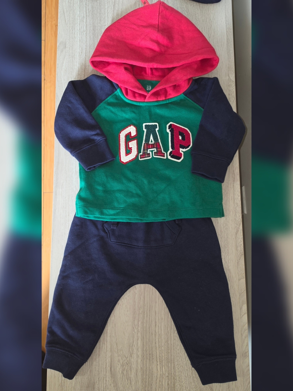 Baby GAP Colorblock Hoody And Sweatpants Set